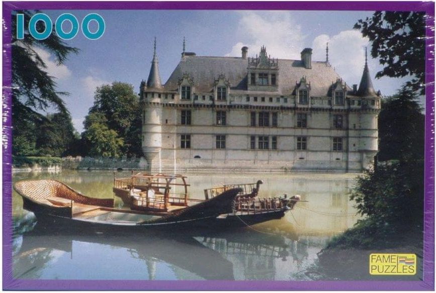 SPEZET Chateau Azay zámek ve Francii s loďkou 1000d - obrázek 1