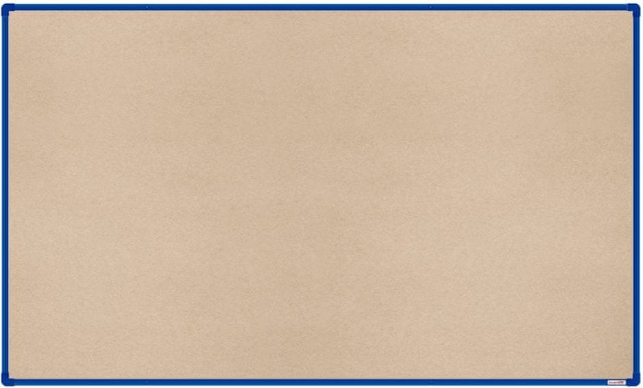 VMS VISION Textilní nástěnka boardOK s modrým rámem 1500 x 1200 - obrázek 1
