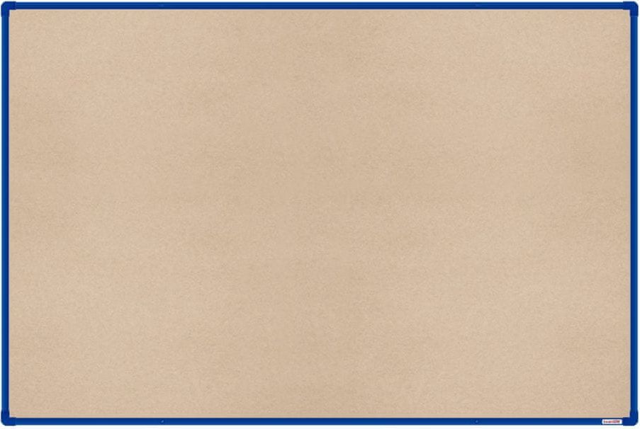 VMS VISION Textilní nástěnka boardOK s modrým rámem 1500 x 1200 - obrázek 1