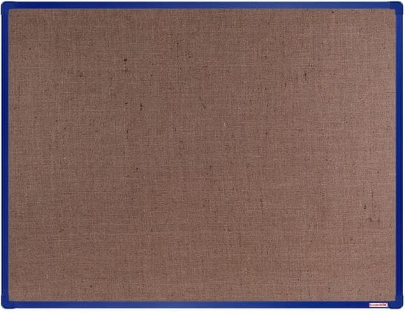 VMS Vision boardOK Jutová nástěnka s modrým rámem Modrá 120 x 90 cm - obrázek 1