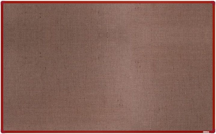 VMS Vision boardOK Jutová nástěnka s červeným rámem Červená 200 x 120 cm - obrázek 1