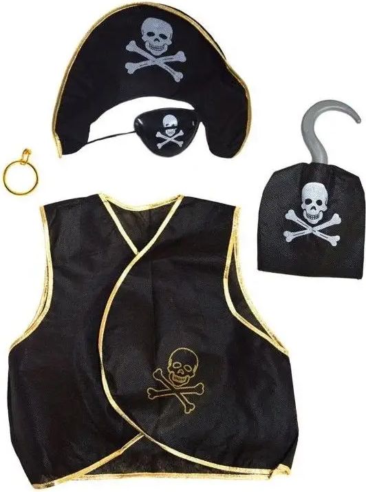 funny fashion Sada doplňků kostým pirát - obrázek 1