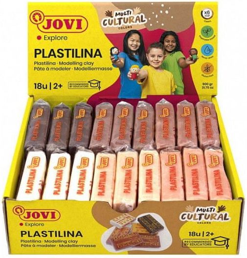 JOVI Modelína tělové barvy 18x50gr 70/18M - obrázek 1