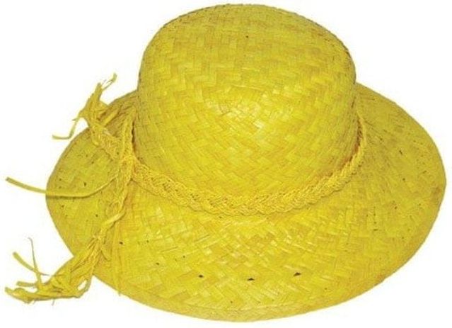 funny fashion Dámský slamák - žlutý - obrázek 1