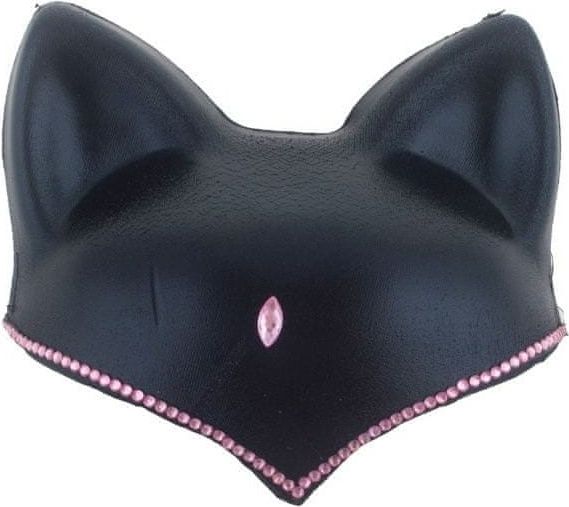funny fashion Čelenka kočka - uši s kamínky růžové - obrázek 1