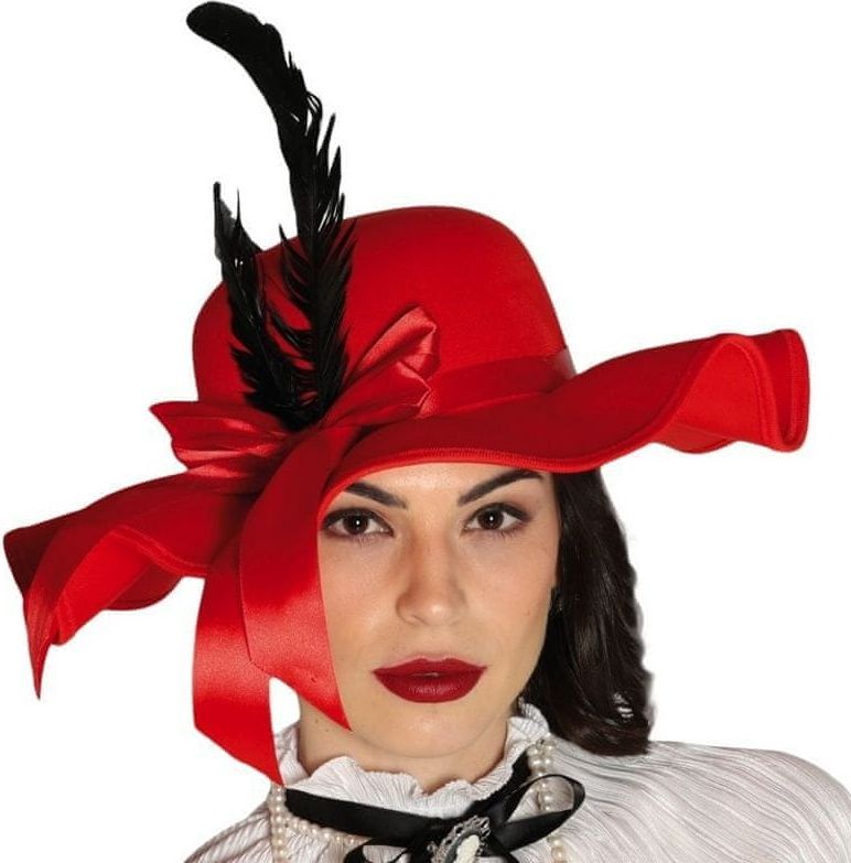 Fiestas Guirca Dámský klobouk červený - obrázek 1