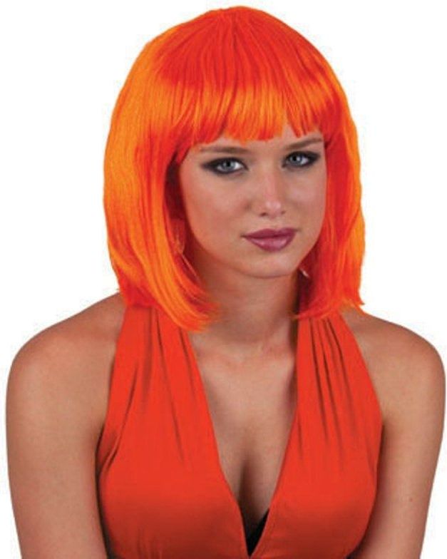 funny fashion Paruka oranžová - obrázek 1