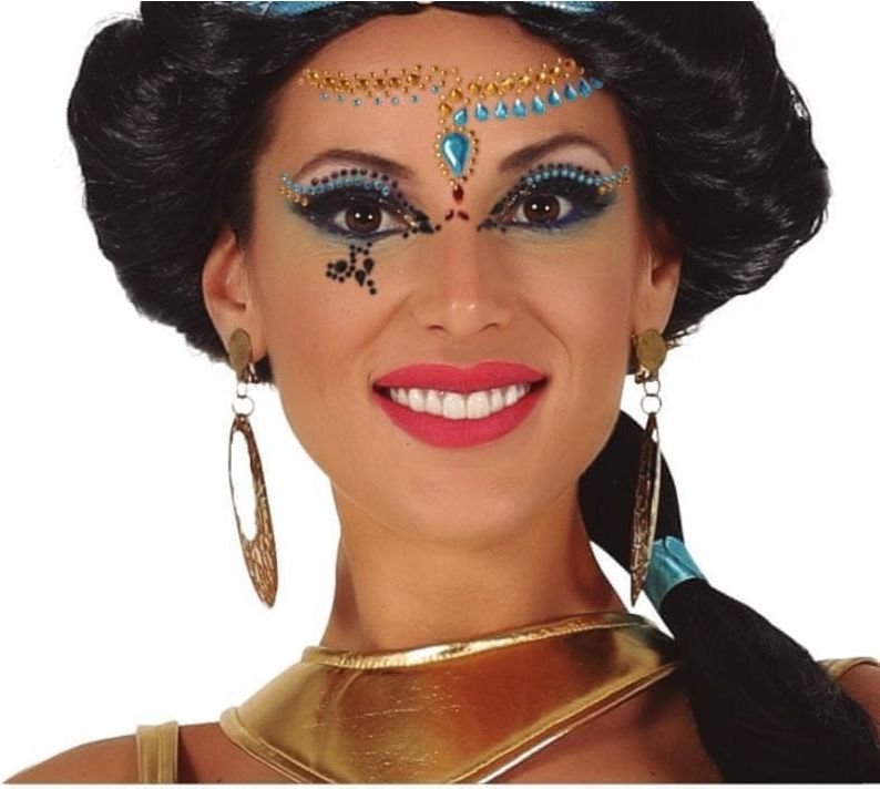 Fiestas Guirca Nalepovací kamínky na obličej Egypt - obrázek 1