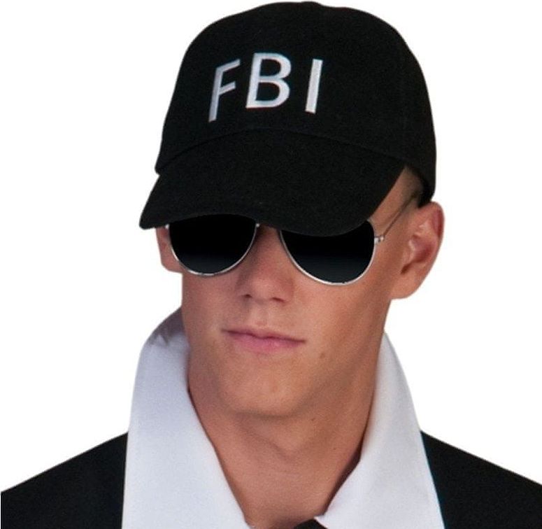 funny fashion Čepice FBI - dospělá - obrázek 1