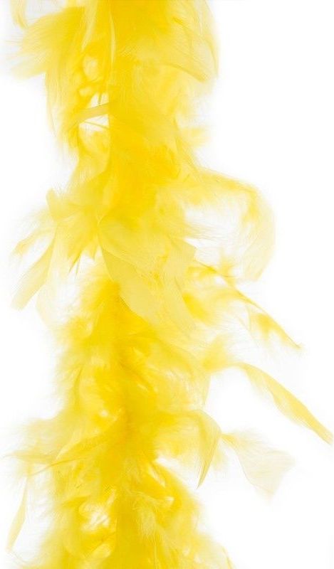 funny fashion Boa žluté - obrázek 1