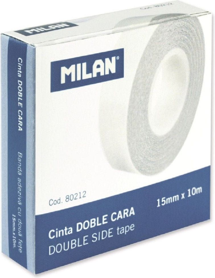 MILAN Lepící páska oboustranná 15mmx10m MILAN - 3 balení - obrázek 1