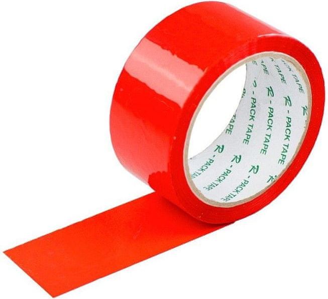 Obreta Lepící páska PP 48x66 červená - 3 balení - obrázek 1
