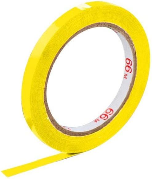 Obreta Lepící páska PP 9x66 uzavírací žlutá - 4 balení - obrázek 1