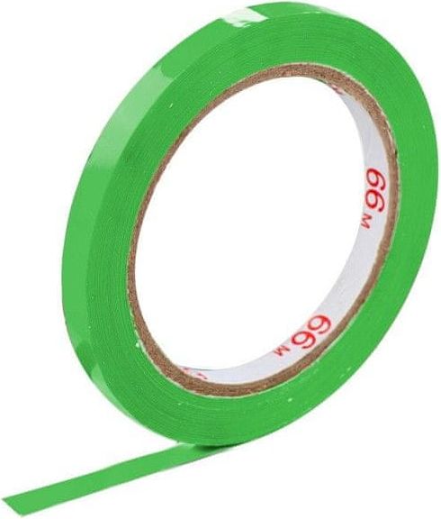 Obreta Lepící páska PP 9x66 uzavírací zelená - 3 balení - obrázek 1