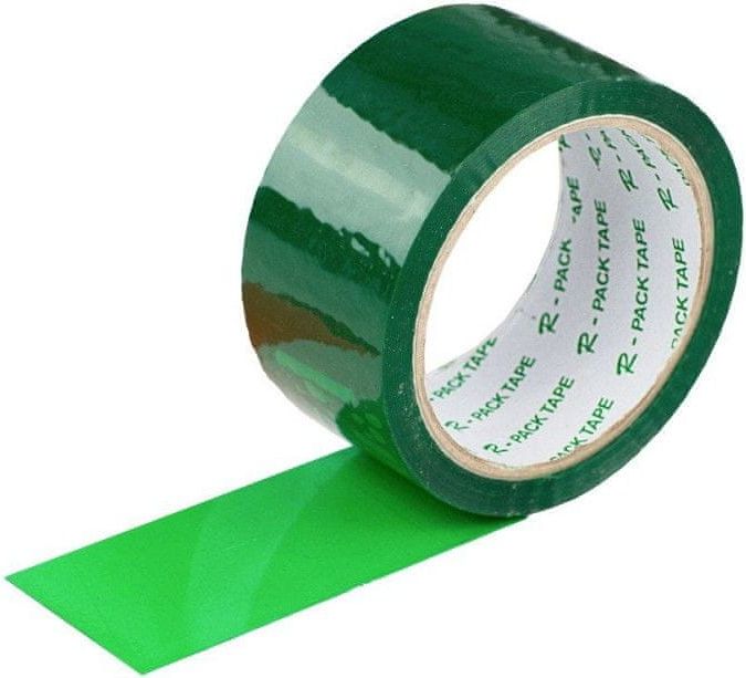 Obreta Lepící páska PP 48x66 zelená - 3 balení - obrázek 1