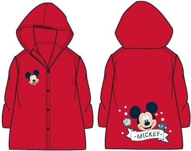 E plus M Dětská pláštěnka Mickey, červená, 7-8 let - obrázek 1