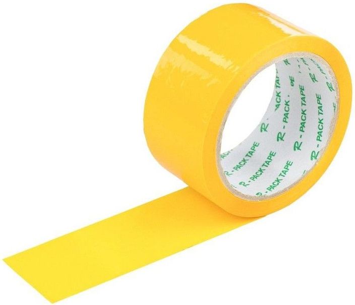 Obreta Lepící páska PP 48x66 žlutá - 3 balení - obrázek 1