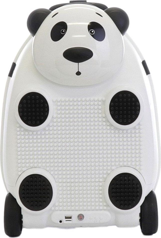 PD TOYS Dětský kufr na dálkové ovládání s mikrofonem (Panda-bíla) - obrázek 1