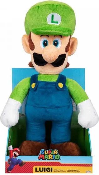 Plyšák Super Mario - Luigi, velikost Jumbo 30 cm - obrázek 1
