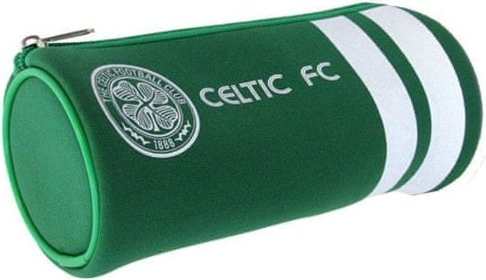 FOREVER COLLECTIBLES Vyztužený kulatý penál CELTIC Stripe - obrázek 1