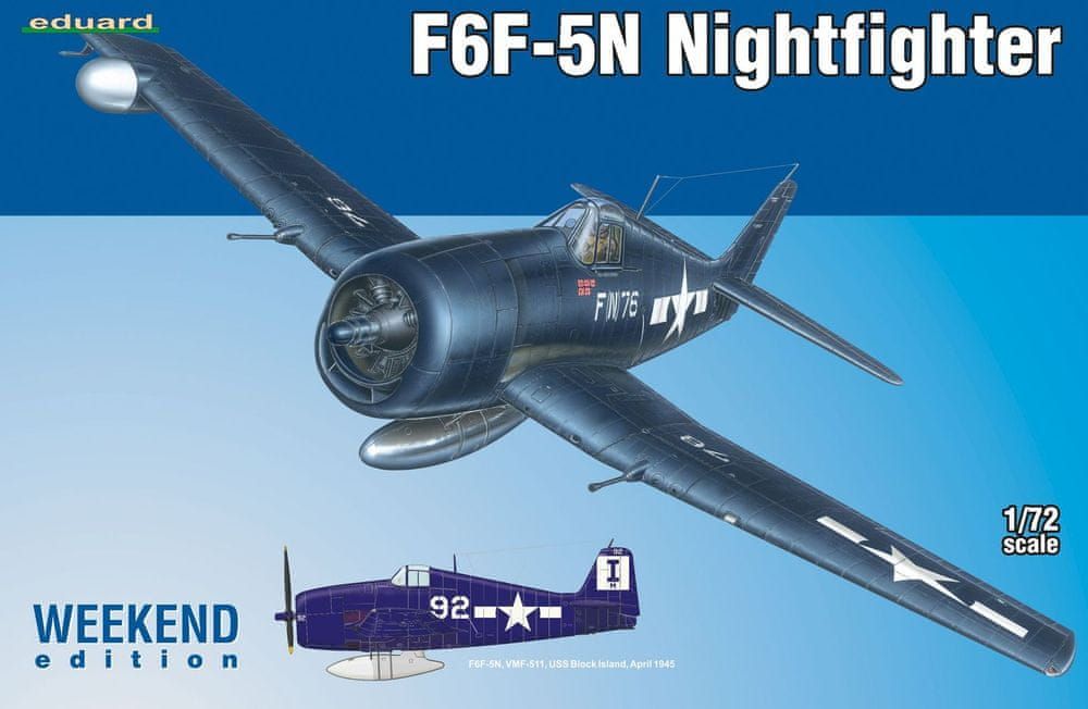 EDUARD F6F-5N Nightfighter 7434 1/72 - obrázek 1