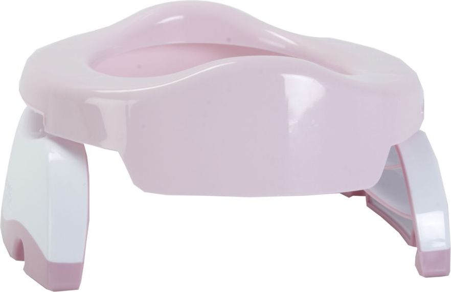 Potette Plus 2v1 - cestovní nočník / redukce na WC - pastelová růžová / bílá - obrázek 1