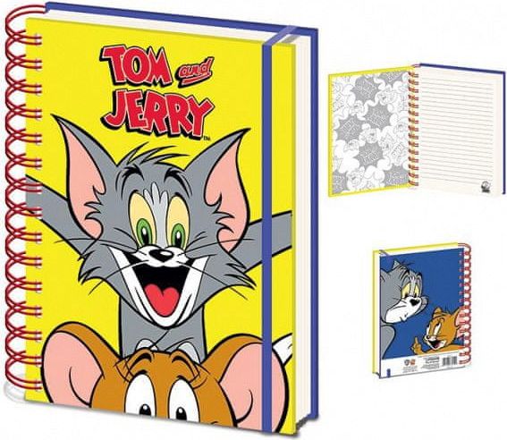 Epee Merch Blok A5 kroužkový Tom a Jerry a karneval - obrázek 1