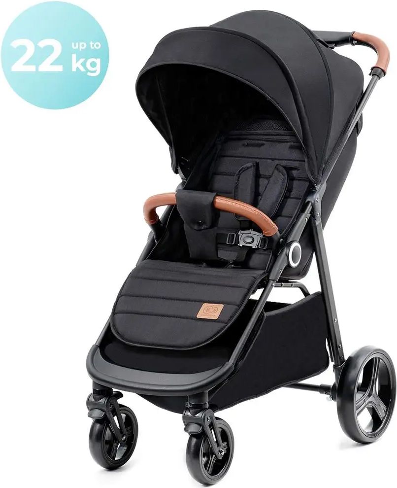 KinderKraft stroller Grande PLUS 2022 black - obrázek 1