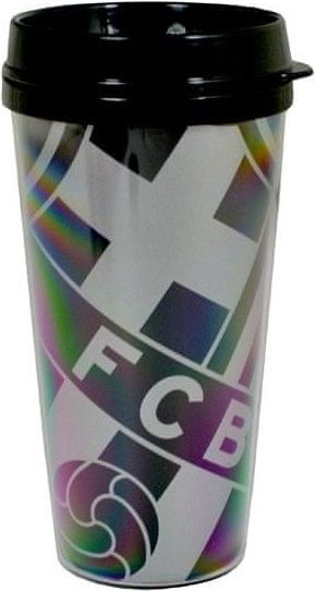 FOREVER COLLECTIBLES Cestovní termo pohár 420ml FC BARCELONA React - obrázek 1