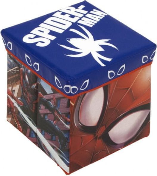 Arditex Úložný box s víkem / taburetka 2v1 SPIDERMAN - obrázek 1