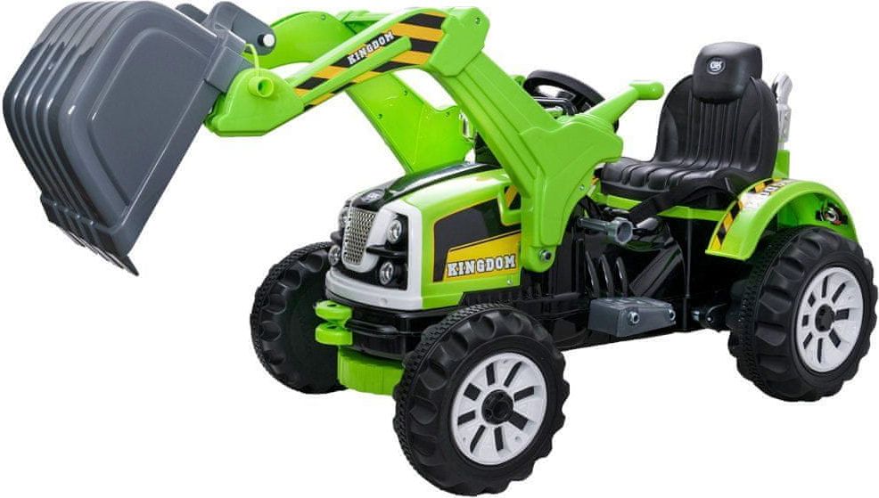 Joko PA0149 Zl Elektrický traktor s pohyblivou radlicí zelený - obrázek 1