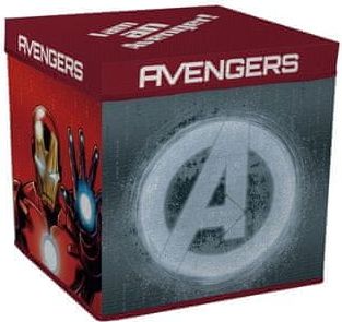 Arditex Úložný box s víkem / taburetka 2v1 Avengers, AV11249 - obrázek 1