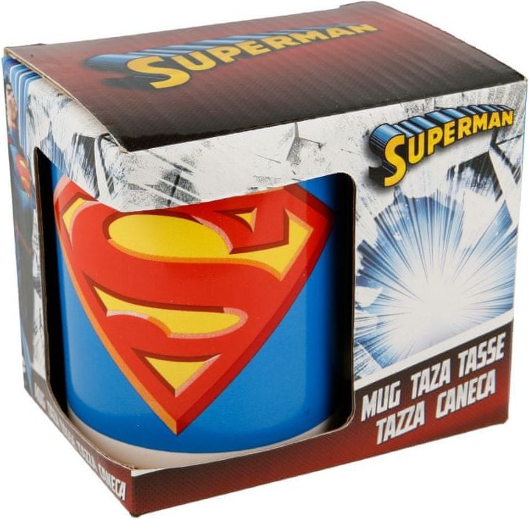 Stor Keramický hrnek SUPERMAN Crest, 325ml, 46421 - obrázek 1