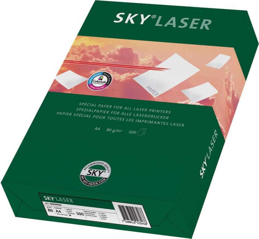 SKY Xerografický papír Sky Laser - A4 80 g / 500 listů - obrázek 1