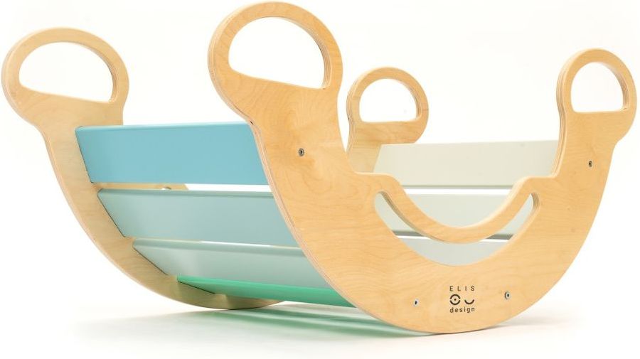 Elis Design Montessori houpačka 6in1 smile blue - obrázek 1