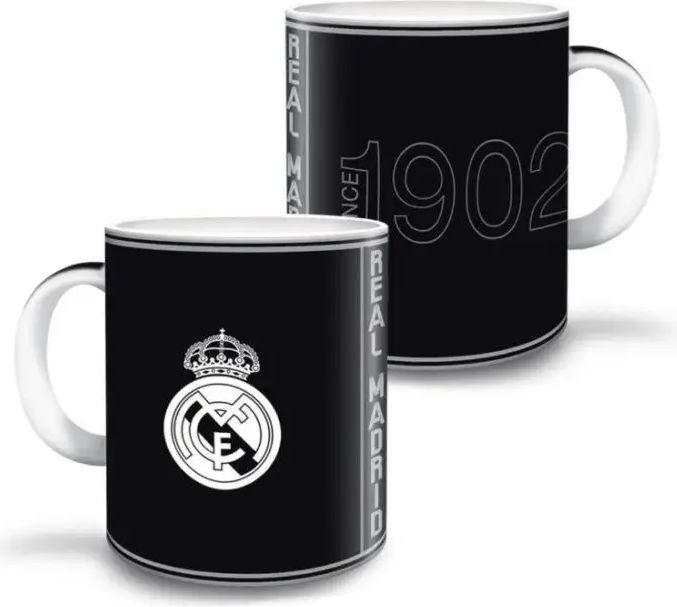 ZdenkaTri Keramický hrnek REAL MADRID Black 325ml, 92467583 - obrázek 1