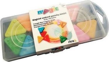 Primo Voskové trojboké pastelky Magic 12ks - obrázek 1