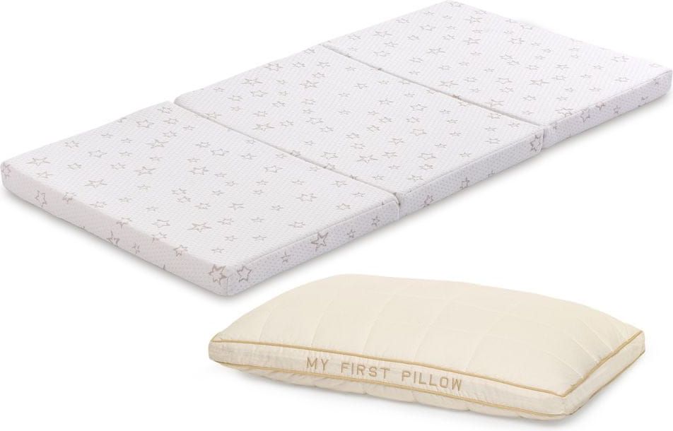 Vitapur Dětská cestovní sada dětská matrace FLEX a polštáře My first pillow - 60x120 cm - obrázek 1