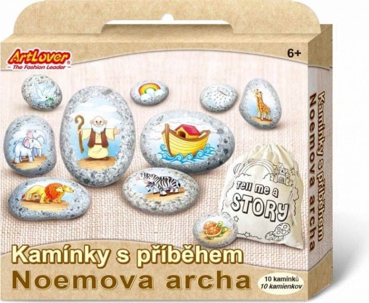 Artlover Kamínky s příběhem - Noemova archa