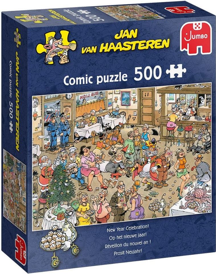 Jumbo Puzzle Oslava Nového roku! 500 dílků - obrázek 1