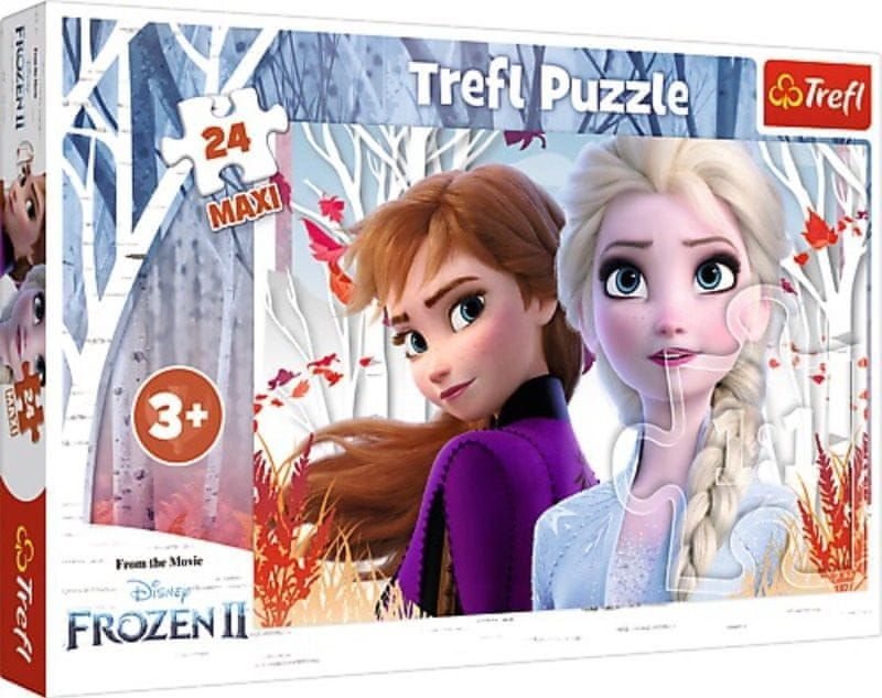 Trefl Puzzle Ledové království 2: Kouzelný svět Anny a Elsy MAXI 24 dílků - obrázek 1
