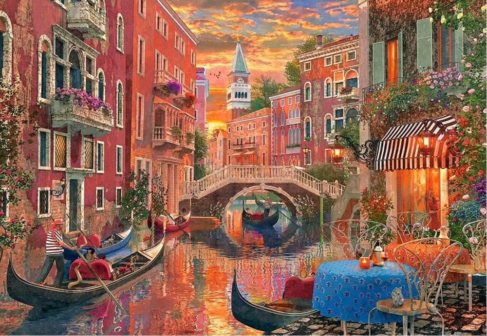 Castorland Puzzle Romantický večer v Benátkách 1500 dílků - obrázek 1