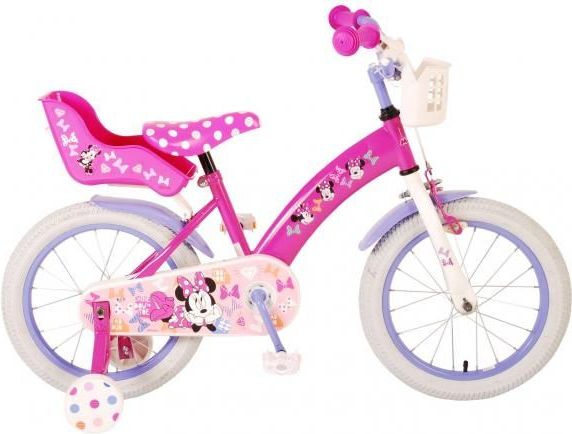 Volare Nejroztomilejší Disney Minnie! Dětské kolo – dívčí – 16 palcové – růžové - obrázek 1