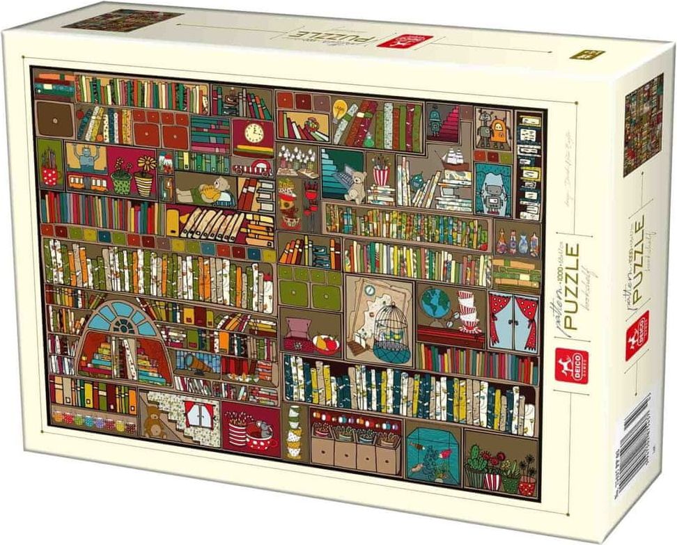 DEICO Puzzle Knihovna 1000 dílků - obrázek 1