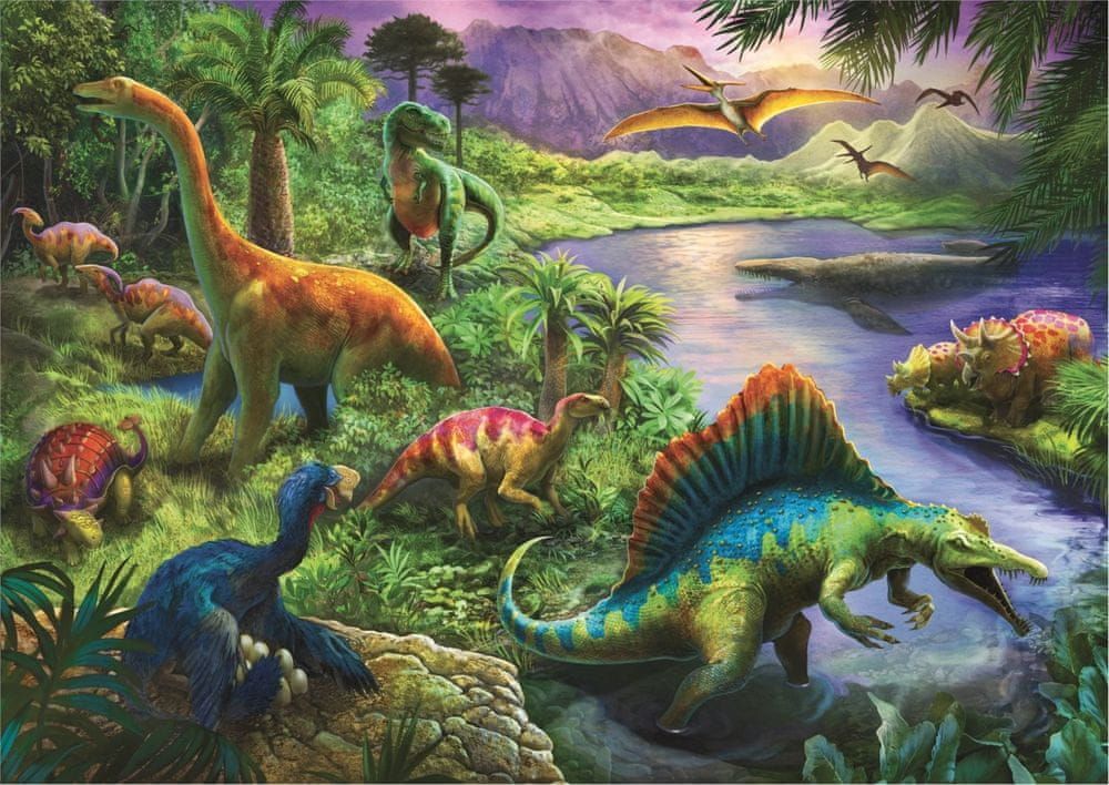Trefl Puzzle Dinosauři 200 dílků - obrázek 1