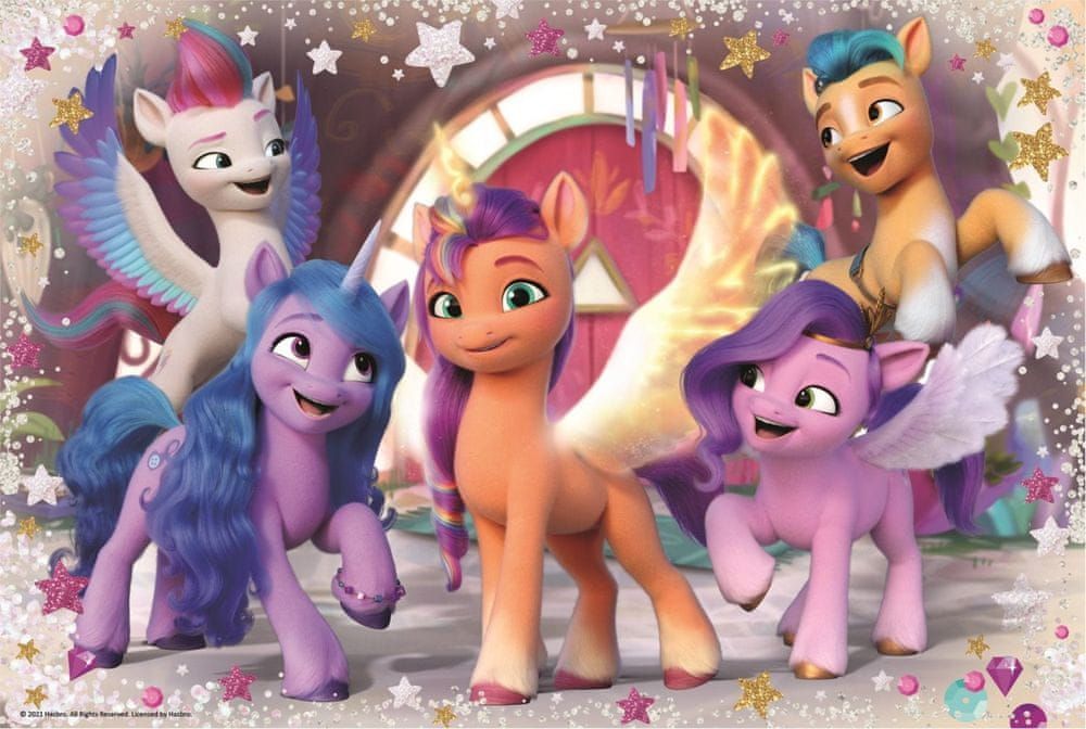 Trefl Puzzle My Little Pony: Radostní poníci MAXI 24 dílků - obrázek 1
