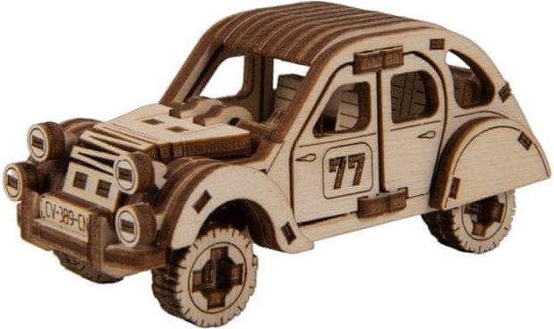 Wooden city 3D puzzle Superfast Rally Car č.2 - obrázek 1