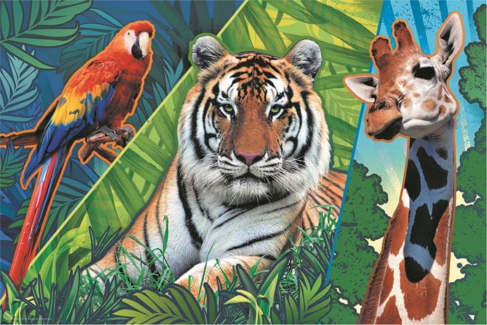Trefl Puzzle Animal Planet: Úžasná zvířata 300 dílků - obrázek 1