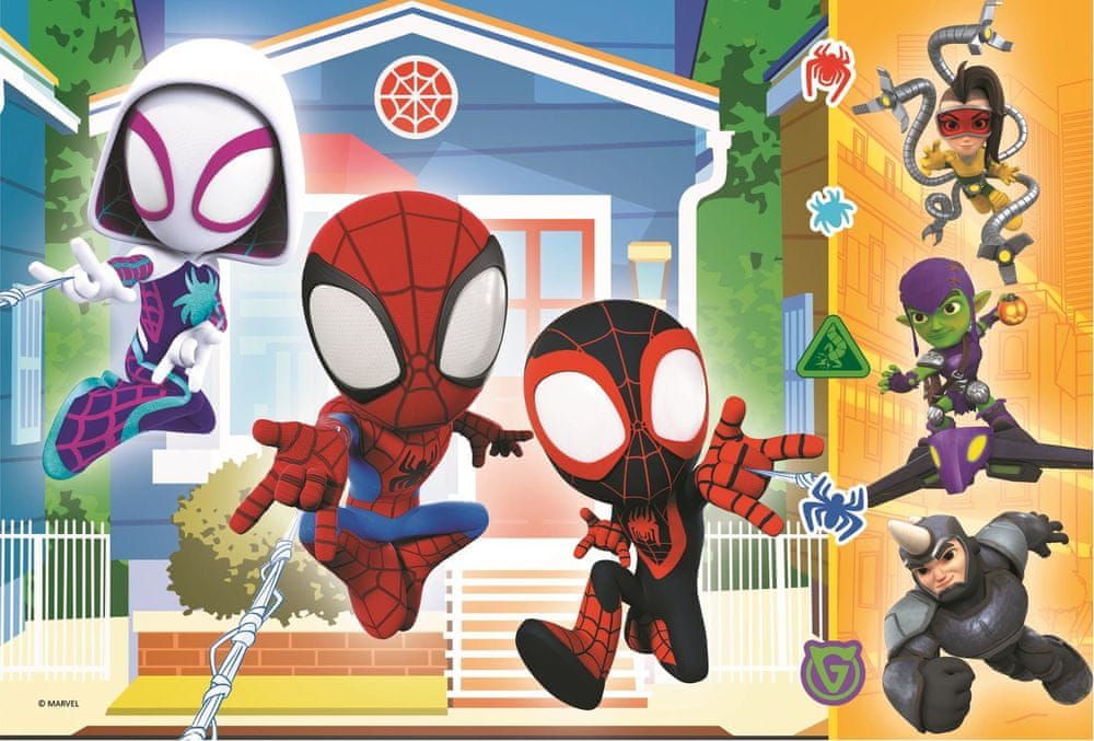 Trefl Puzzle Spiderman: Ve světě Spideyho 60 dílků - obrázek 1