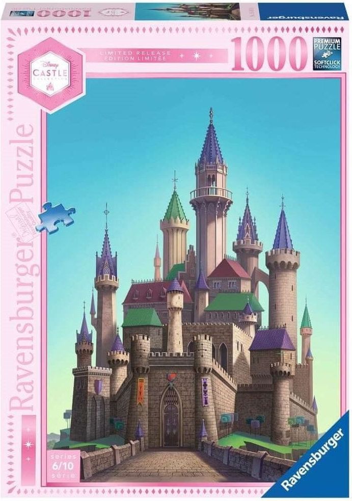 Ravensburger Puzzle Disney princezny: Hrad princezny Aurory 1000 dílků - obrázek 1